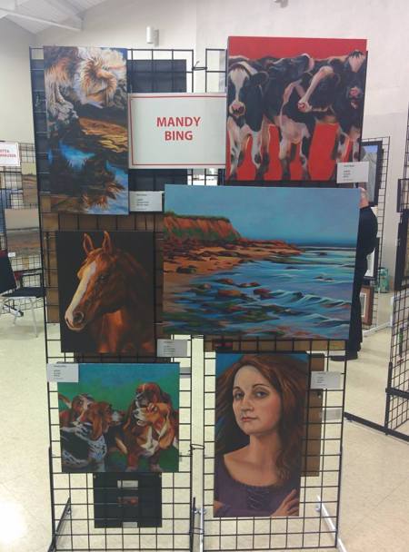 Blog Photo - Festival Mandy Bing paintings